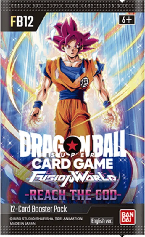 Dragon Ball Super Card Game Fusion World Reach the God booster box